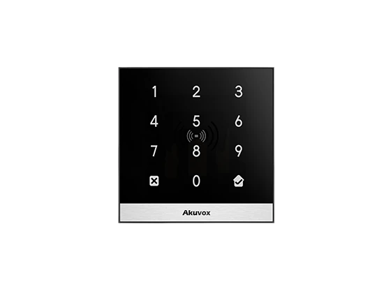 A02 is an IP-based access control terminal that combines door controller and card reader in one device