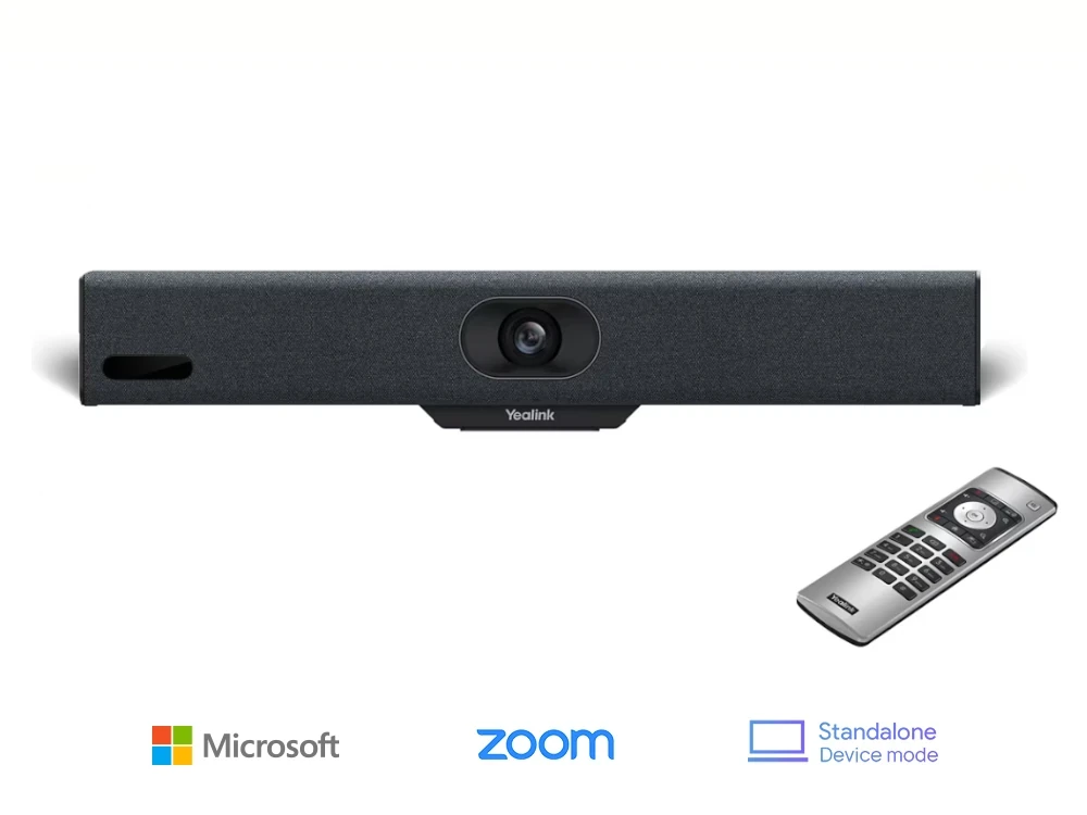 Yealink A10-010, MeetingBar A10, VCR11 VCS Remote Control Microsoft Teams, Zoom, and Standalone Device Mode