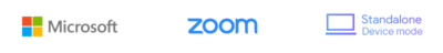 Yealink MeetingBar Teams Zoom StandAlone Device Modes